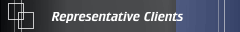 Representative Clients